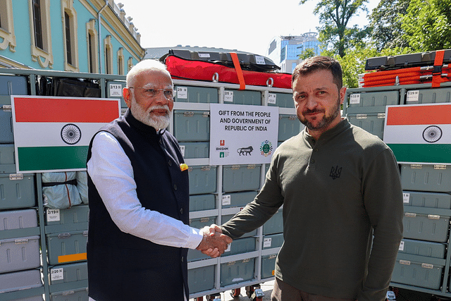 PM Modi with Ukrainian President Zelenskyy